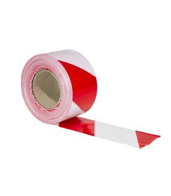 Imagen Cinta de balizar roja/blanca C257 250m ancho 8cm Faru