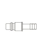 Racor Espiga 13mm 30SFTF13SXN Aixia