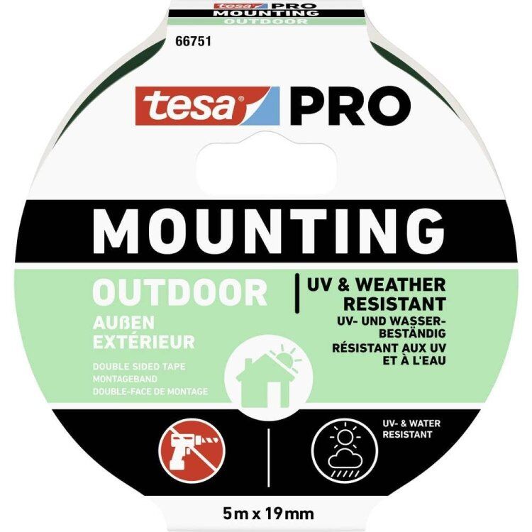 Cinta doble cara Pro Mounting 5mx19mm 66751 Tesa
