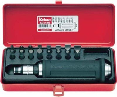 Imagen Juego Destornillador de Impacto AG112H Koken