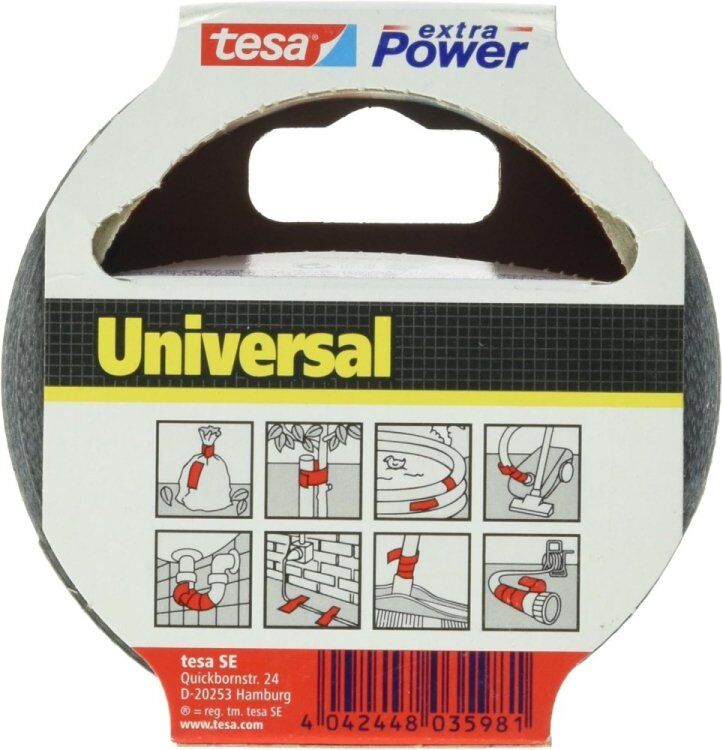  Cinta Americana Gris Universal Extra Power 10mx50mm 56348-00000-06 Tesa