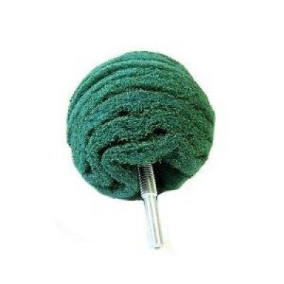 Bola para pulir metal de 75mm para taladro Verde (Pulido medio) 7006320 Asein