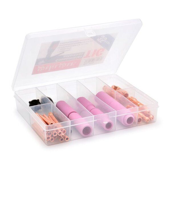 Estuche TIG/3535 Piezas Para los modelos de antorchas TIG 17-26-18 Galagar