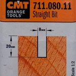 Fresa recta HWM S:6 D:8x20 711.080.11 CMT