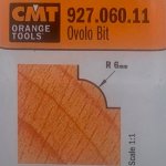 Fresa radio concavo HM S:8 D:23 R:6 927.060.11 CMT