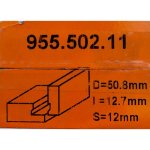 Fresa para cajones Z:2 HM S:12 D:50.8x12.7 CMT