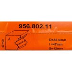 Fresa para pasamano c/rodam.HM S:12 D:63.5x19 956.601.11 CMT