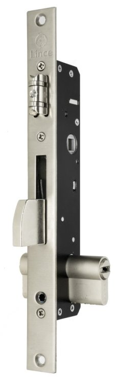 Cerradura de Embutir Puertas Metálicas Estrecha 6921-E30 Lince