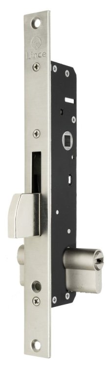 Cerradura de Embutir Puertas Metálicas Estrecha 6922-35 Lince