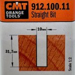 Fresa recta HM S:8 D:10x30 911.100.11 CMT Fresa recta HM S:8 D:10x30 911.100.11 CMT